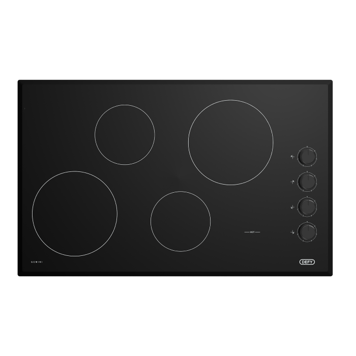 Vitroceramic Electric Hob Defy 80cm 4-Zone Black
