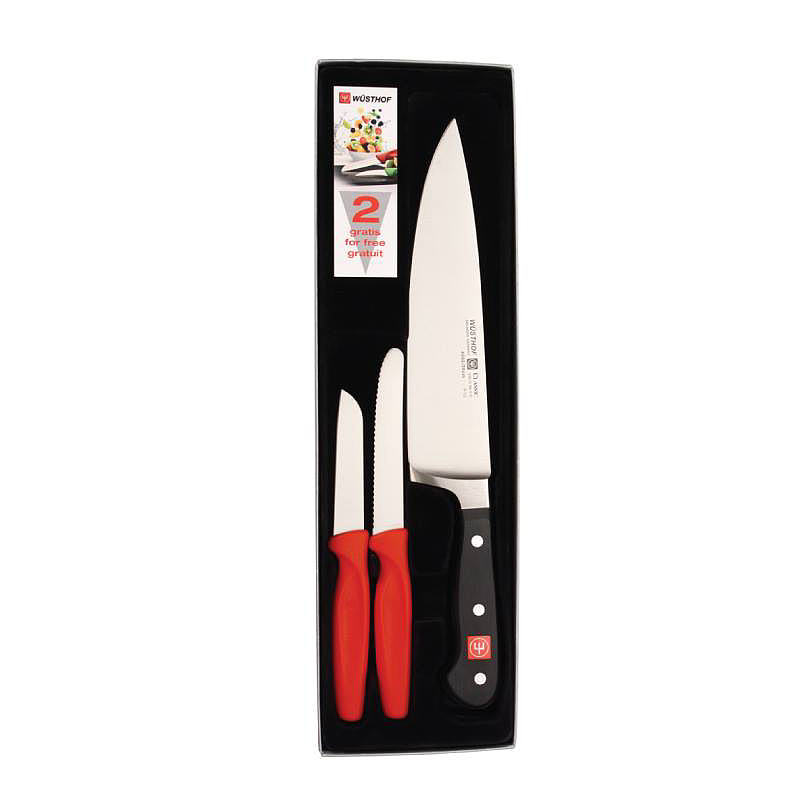 Wusthof Classic Set of 3 Kitchen Knives - Kloppers